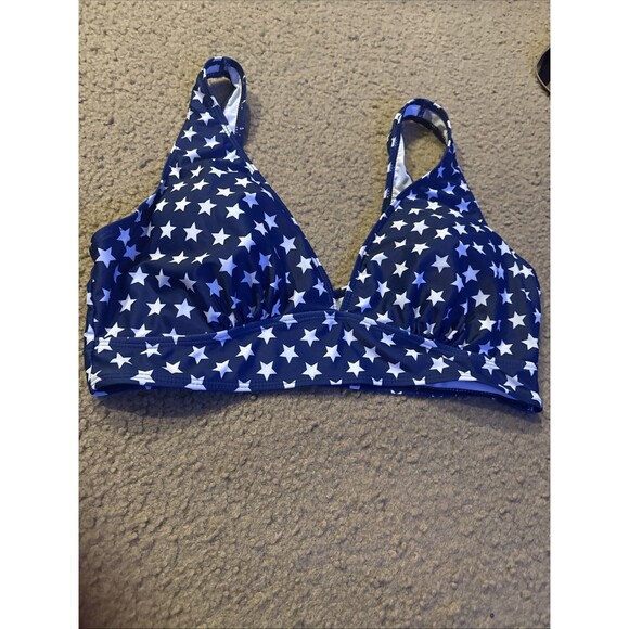 Unbranded Other - Unbranded Stars Swim Bralette Size 1XL WIRELESS